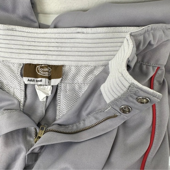 Louisville Slugger Mens Adult Small Gray Baseball Pants 28-32” Waist READ - Picture 4 of 13